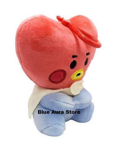 Tata BT21 Plush Toy Height -12 cm with Key Hook Tata plushie | Tata Small