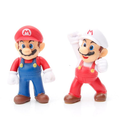 Mario Action Figures Set of 12 Figures Height - 4CM - 10CM | Mario Set of 12