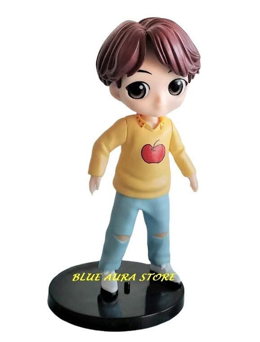 BTS Suga Figure Idol Toy Doll Statue Merchandise for BTS Army Size - 15.5 cm Idol (Suga)