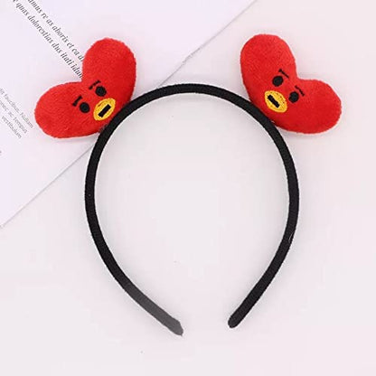 BT21 Tata Cotton Fabric Hairband for Girls BTS Hair Band Accessories | Tata