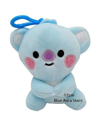 BTS Plush Toy Koya Height -11CM Sitting Stuffed Plush Toy with Key Hook | Koya