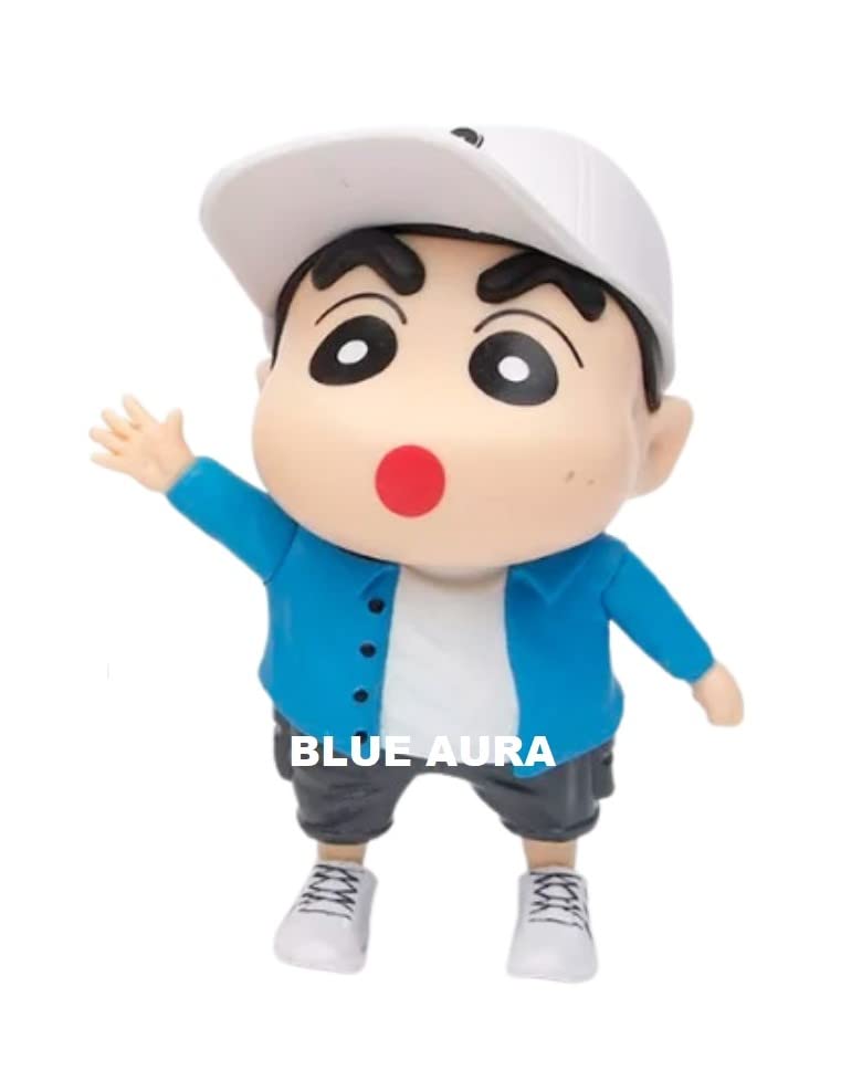 Shinchan Action Figure Height-9CM | Shinchan Cap Blue