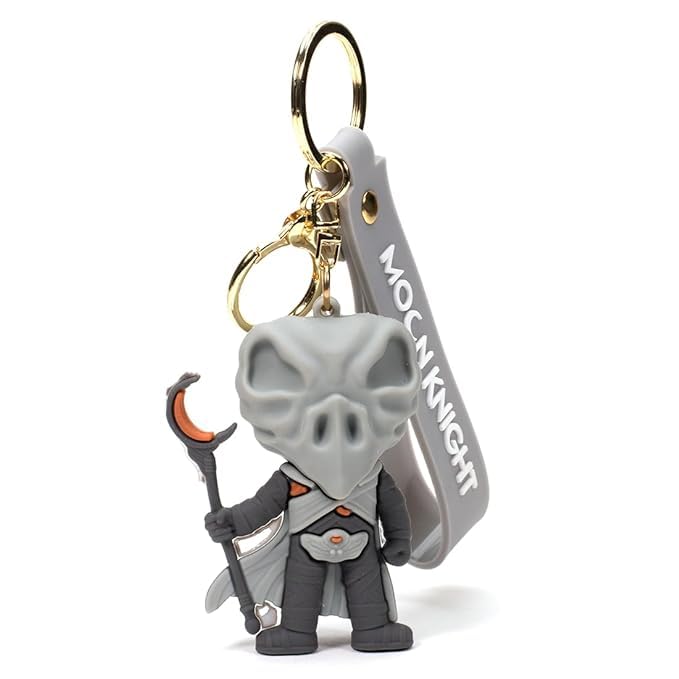 Super hero Keychain With Hook & Strap | Moon-Knight