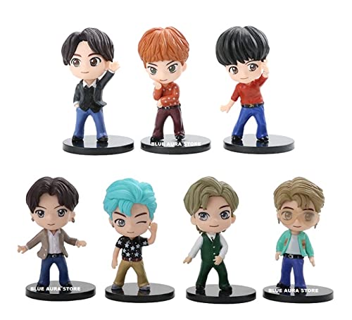 BTS Figures Toy Doll Statue Merchandise Size - 8cm | Dyna