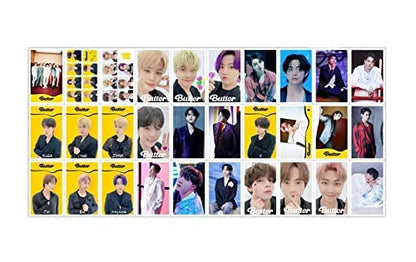 BTS Butter Lomo Cards Photocard Merchandise - Gift Collection, Wall Decor, Birthday Decoration - 30 (Butter Full Yellow)