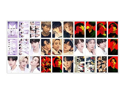 BTS Lomo Cards Photocard Merchandise - Gift Collection, Wall Decor, Birthday Decoration | BTS The Best Purple