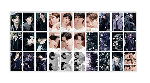 BTS Lomo Cards Photocard Merchandise - Gift Collection, Wall Decor, Birthday Decoration - Pack of 30 | Grey Map of Soul