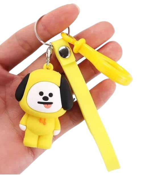 BT21 Chimmy Keychain with Hook & Strap | Chimmy With Hook