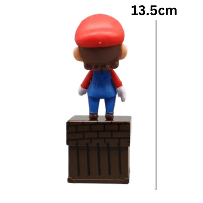 Mario Action Figure Height-13.5cm Mario Toys | Red Mario Brown Box