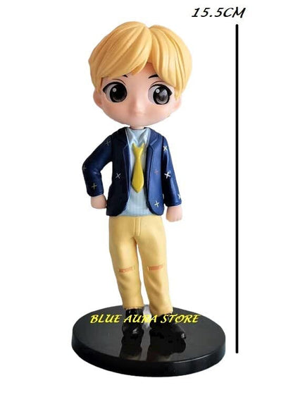 BTS Jin Figure Idol Toy Doll Statue Merchandise for BTS Army Height -15.5 cm- Idol Jin