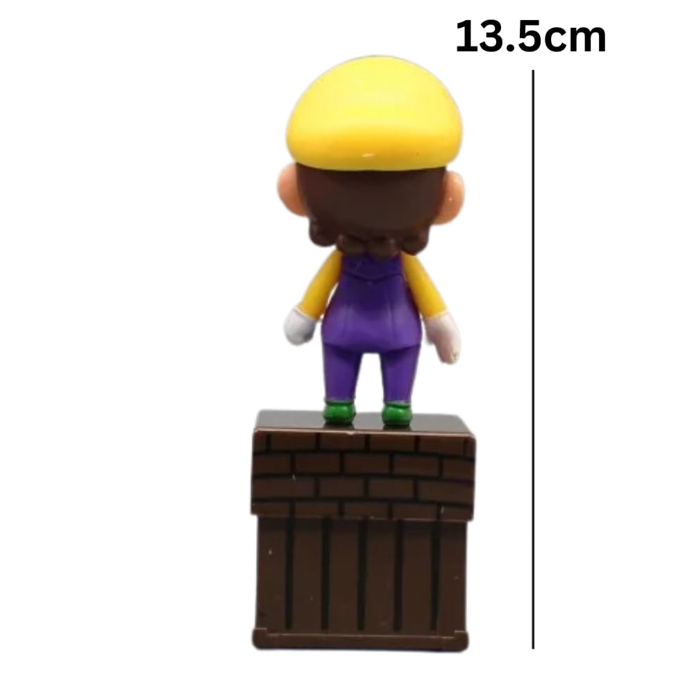 Mario Action Figure Height - 13.5cm Mario Toys | Mario Yellow Purple Brown Box