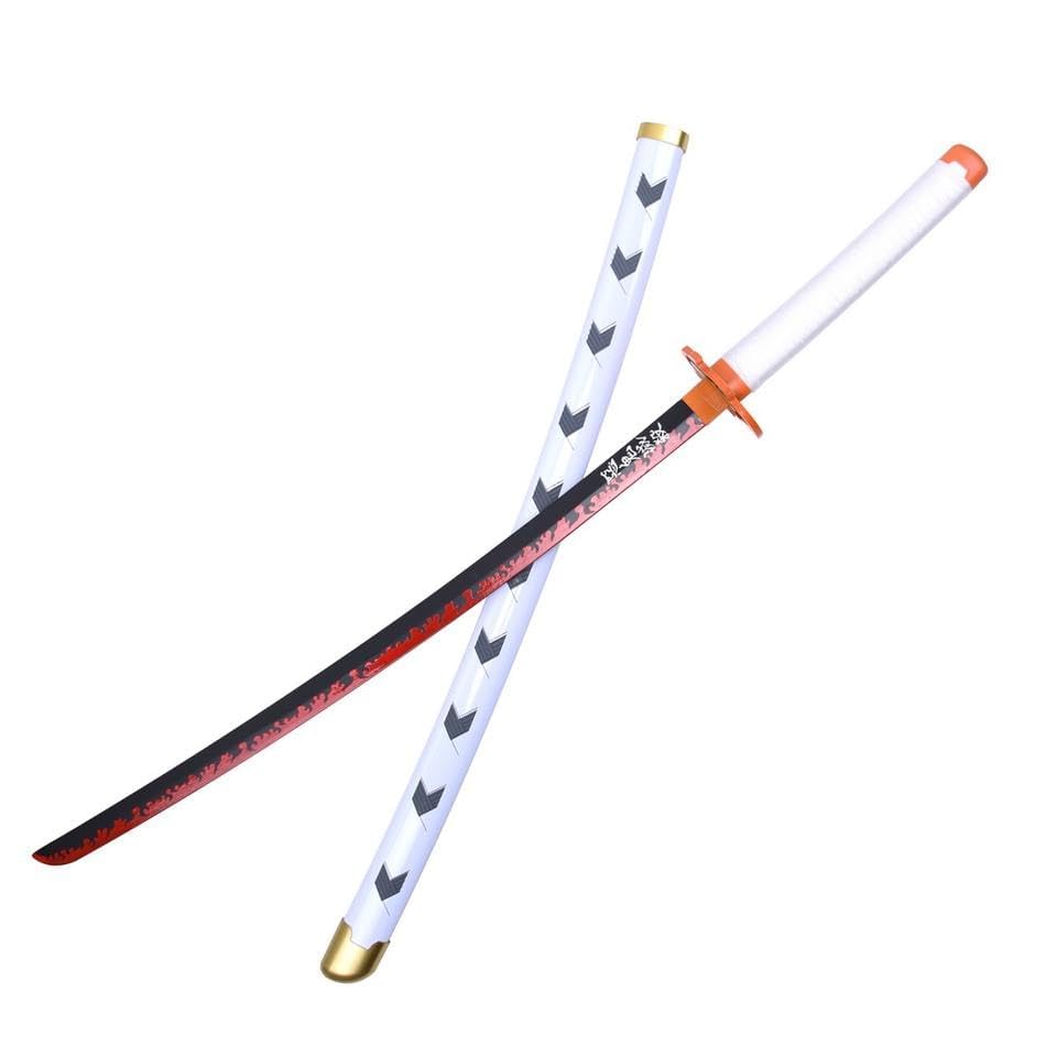 Devil Slayer Anime Wooden Katana Sword Toy Cosplay Length - 104cm | Ren-gk Katana