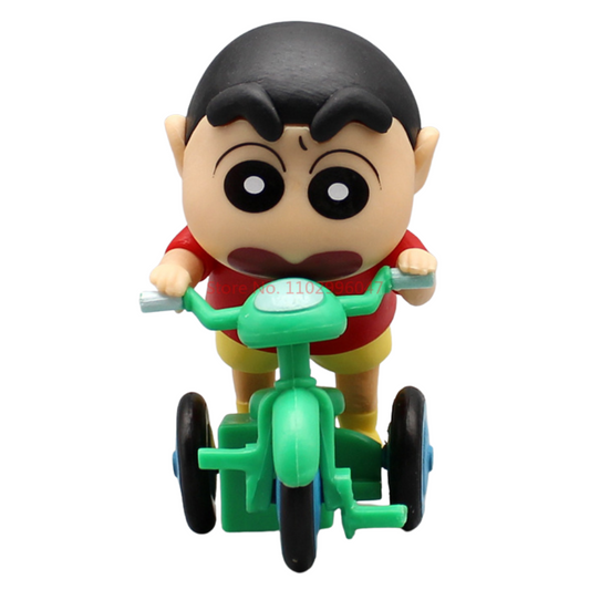 Shinchan Action Figure Height -9.5cm | Shinchan riding Worried