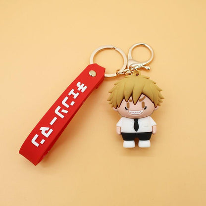 Anime Keychain With Hook & Strap | Den-g Keychain