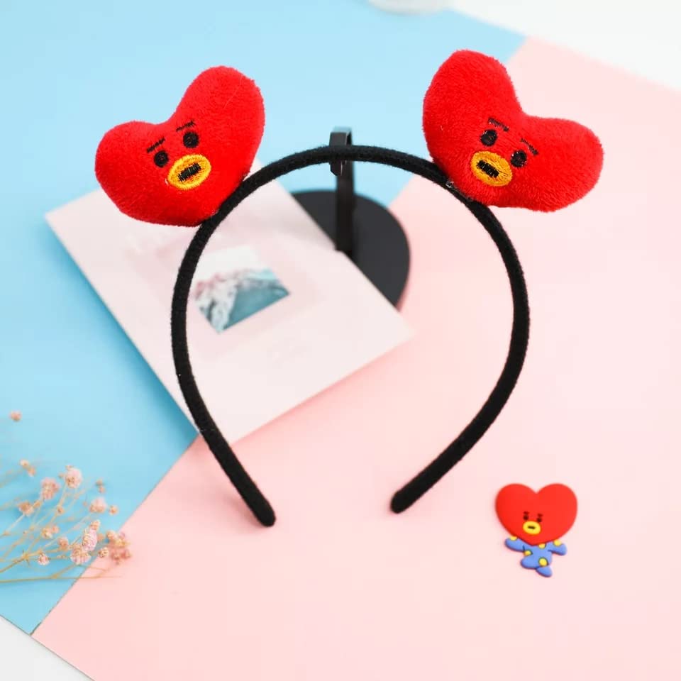 BT21 Tata Cotton Fabric Hairband for Girls BTS Hair Band Accessories | Tata