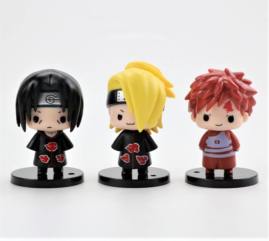 Anime Ninja Action Figure Chibi Anime Figurine Height - 7CM | Naruu Chibi Graa