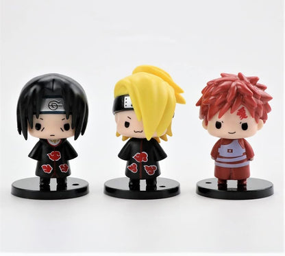 Anime Ninja Action Figure Chibi Anime Figurine Height - 7CM | Naruu Chibi Graa