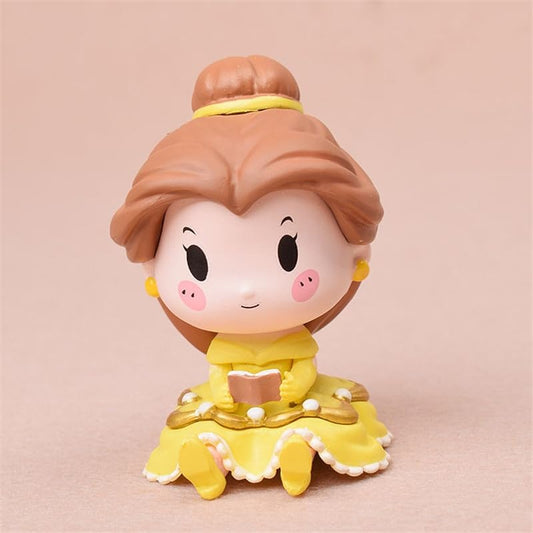 Princess Figure Dolls Figurines Height-6CM Mini Size | Yellow Doll