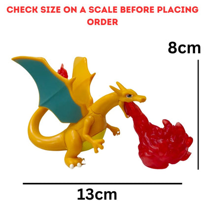 Cartoon Action Figure Toy Height -8CM Width-13cm | Poke Dragon Power