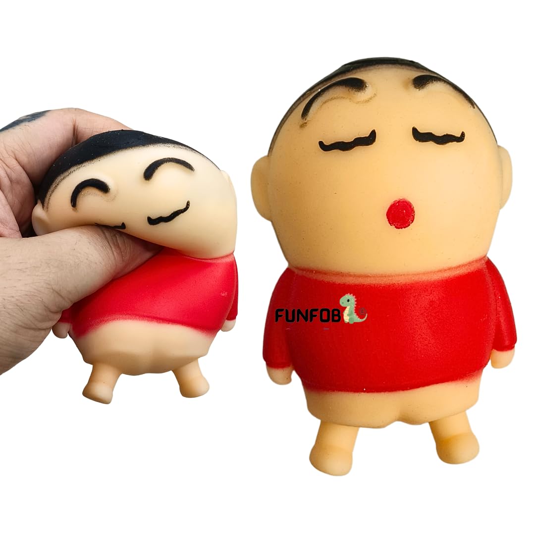 Shinchan Squishy Toy Mind Relaxing Stretchy Hand Pressing Toy Stress Buster | Shinchan Squishy