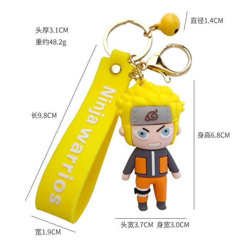 Anime Keychain with Hook & Straps | Naru Basic