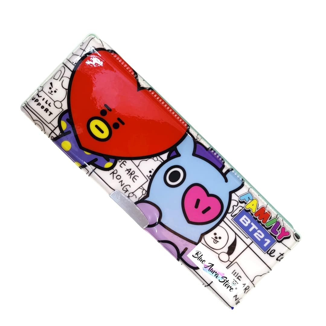 BT21 BTS Pencil Box for Kids for School Stationery Pouch Pencil Case | Tata Hard