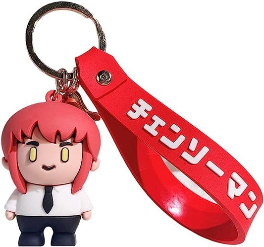 Anime Keychain With Hook & Strap | Mak-ima Orange Keychain