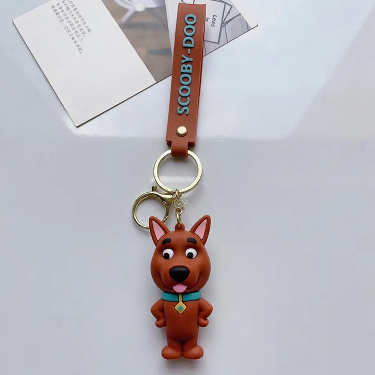 Scooby-Doo Keychain With Hook & Strap