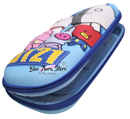 BT21 BTS Pencil Box Case 3D for Girls & Boys