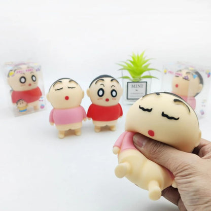 Shinchan Squishy Toy Mind Relaxing Stretchy Hand Pressing Toy Stress Buster | Shinchan Squishy