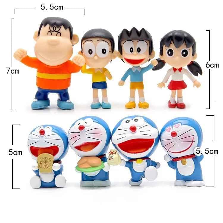 Cartoon Action Figure Set of 8 For Kids Fans | Dora Set