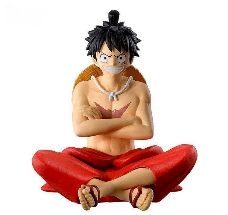 Anime Luffy Action Figure 15CM | Luffy Sitting Red Cloth