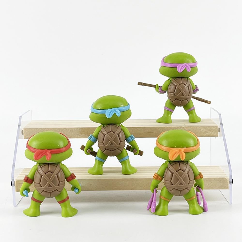 Ninja Action Figures Set of 4 Toy Figurines Height -8CM | Ninja Tur-tle ML