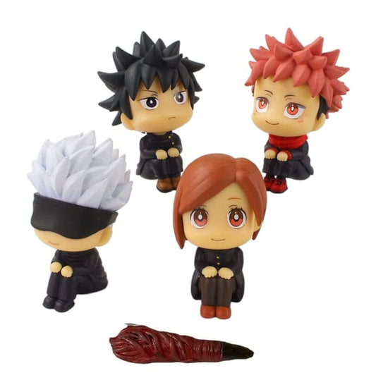 Anime Action Figure Set of 4 | Juju with Finger