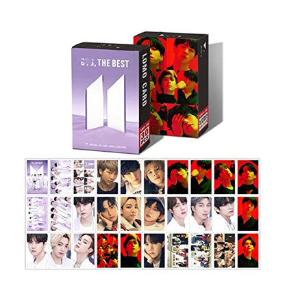 BTS Lomo Cards Photocard Merchandise - Gift Collection, Wall Decor, Birthday Decoration | BTS The Best Purple