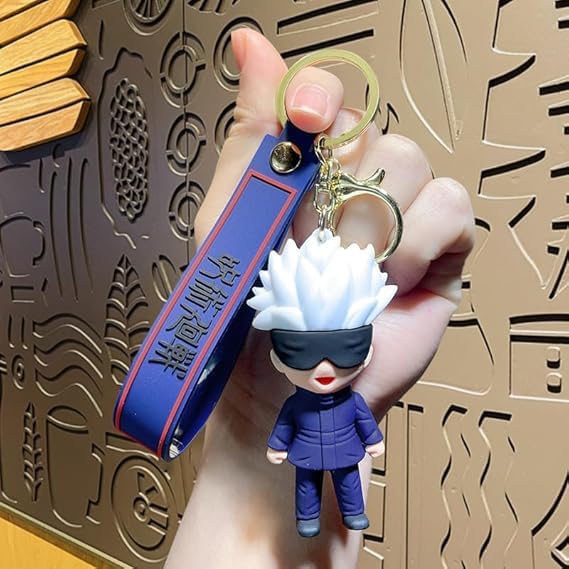 Anime Keychain with Hook & Strap | Juju Standing