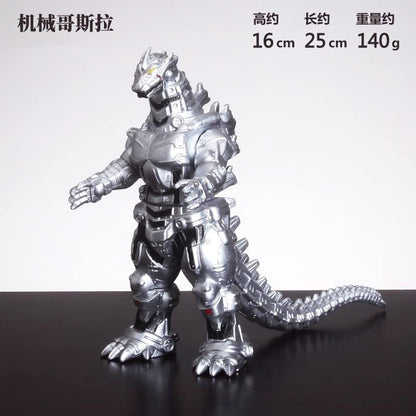 Dinosaur Action Figure Toy Height - 16.5 X 18CM | Silver Dino