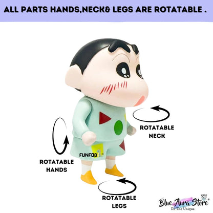 Shinchan Action Figure Toy Size - 13.5CM Big Size | Shin Nightsuit No Cap