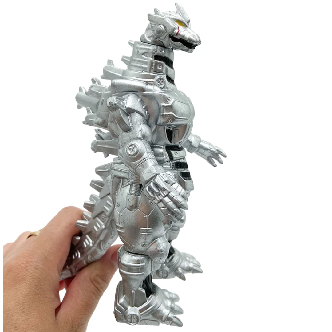 Dinosaur Action Figure Toy Height - 16.5 X 18CM | Silver Dino