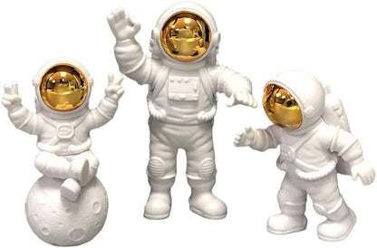 Astronaut Figures Toys Set of 3 Figures Height-10 to 8CM| Astro Set of 3