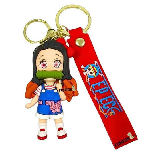 Anime Keychain With Hook & Strap | Nezu Kiddo