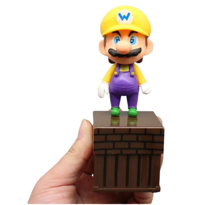 Mario Action Figure Height - 13.5cm Mario Toys | Mario Yellow Purple Brown Box