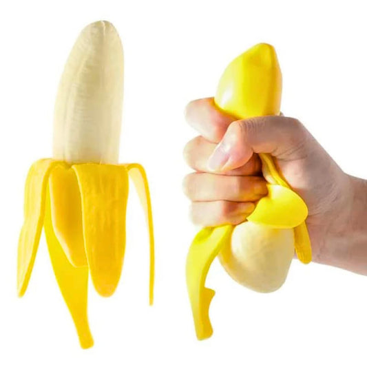 Banana Squishy Mind Relaxing Stretchy Hand Pressing Funny Toy