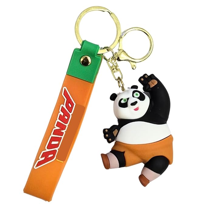 Panda Keychain With Hook & Strap | Kung-F Panda