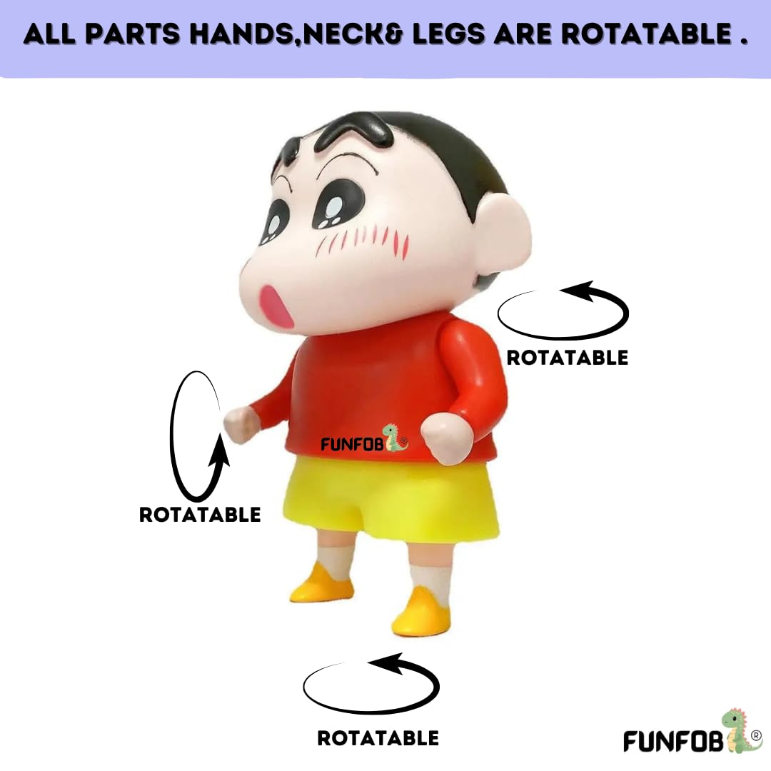 Shinchan Action Figure Toy Size - 13.5CM (Big Size)  | Shin Red Big