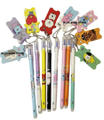 BTS Pen With Mirror Set of 8 For School College Office Gifting Or Collectible | Mirror Pen