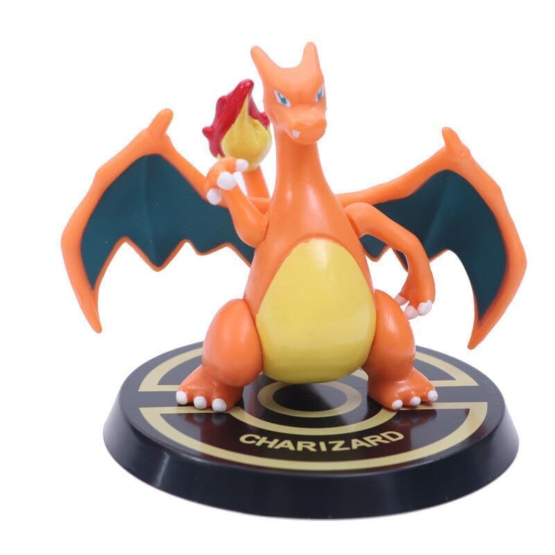 Cartoon Movie Dragon Figure Height -7.5cm | Poke Orange Round