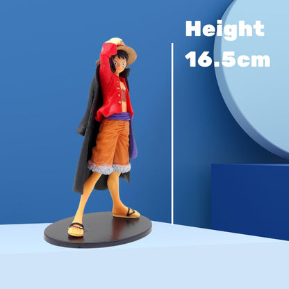 Anime Action Figure Height -16.5cm | Luffy Black Clock