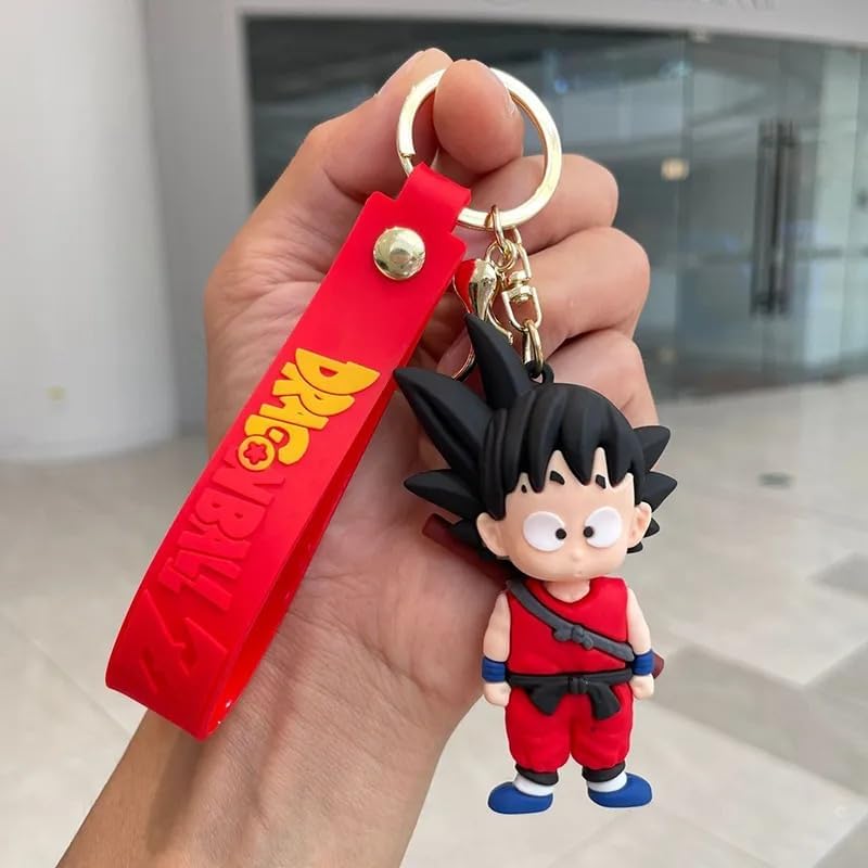 Anime Keychain For Fans Collectible Gifting With Hook & Strap | Little G-ku Red