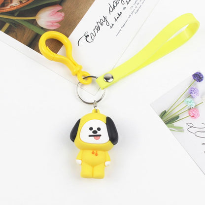 BT21 Chimmy Keychain with Hook & Strap | Chimmy With Hook